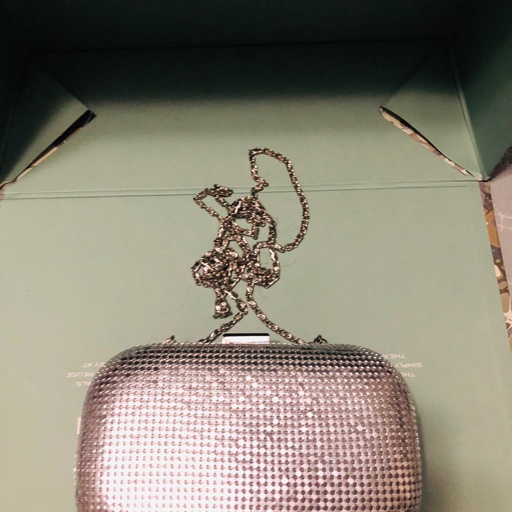 Used, Rhinestone Box Clutch - Picture 4 of 4